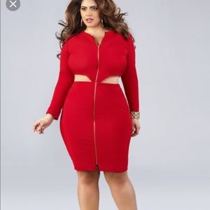 Red Monif C Dress